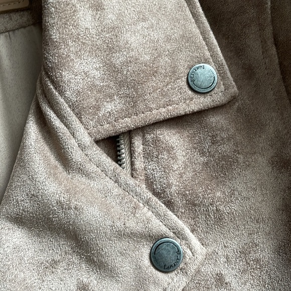 🔥NWT! Blank NYC faux suede tan moto jacket - Picture 9 of 12